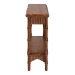 bali & pari Alessa Mahogany Wood Console Table - Fluted Wood Accent Table with Bamboo Motif and Two-Tier Display for Living Room, Entryway, or Hallway, 54 in. - Alessa-Light Brown Wooden-54in-Console Table