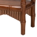 bali & pari Alessa Mahogany Wood Console Table - Fluted Wood Accent Table with Bamboo Motif and Two-Tier Display for Living Room, Entryway, or Hallway, 54 in. - Alessa-Light Brown Wooden-54in-Console Table