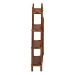 bali & pari Basile Marbled Tortoise Rattan 4-Tier Wall Display Shelf - Decorative Floating Wicker Storage Organizer for Living Room, Bedroom, or Entryway - WS198-Tortoise Rattan-Shelf