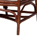 bali & pari Aella Marbled Tortoise Natural Rattan Loveseat Bench with Cushion - Handcrafted Boho Style Settee with Open Back and Curved Arms for Living Room, Entryway or Sunroom - Amadea-Tortoise/Rattan-Cushion-Sofa