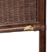 bali & pari Jaelle Natural Rattan Standalone Headboard - Handwoven Wicker Panel Headboard with Arch Top, King - WS239-Coffee Bean/Rattan-HB-King