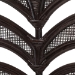 bali & pari Niven Natural Rattan Dining Chair with Cushion - Handwoven Wicker Accent Chair with Banana Leaf Backrest Design for Kitchen or Dining Room - Niven-Rattan/Coffee Bean-Cushion-DC