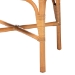 bali & pari Oberon Natural Rattan Dining Chair with Cushion - Handwoven Wicker Bistro Accent Seating with Sunburst Backrest - Oberon-Rattan/Light Honey-Cushion-DC