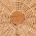 bali & pari Oberon Natural Rattan Dining Chair with Cushion - Handwoven Wicker Bistro Accent Seating with Sunburst Backrest - Oberon-Rattan/Light Honey-Cushion-DC