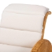 bali & pari Aries Natural Rattan Chaise Lounge Chair with Cushion - Handwoven Wicker Accent Lounger Rolled Backrest and Arms for Living Room or Sunroom - Aries-Light Honey/Rattan-Cushion-Lounger