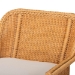 bali & pari Cesar Natural Rattan Chaise Lounge Chair with Cushion - Handwoven Wicker Accent Lounger with Rounded Backrest and Arms for Living Room, Bedroom or Sunroom - Cesar-Light Honey/Rattan-Cushion-Lounger