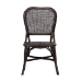 bali & pari Irene Natural Rattan Dining Chair - Handwoven Wicker Accent Chair with Lattice Backrest for Kitchen or Dining Room - Irene-Coffee Bean-Rattan-DC