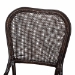 bali & pari Irene Natural Rattan Dining Chair - Handwoven Wicker Accent Chair with Lattice Backrest for Kitchen or Dining Room - Irene-Coffee Bean-Rattan-DC