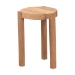 bali & pari Shadi Acacia Wood Multipurpose Accent Stool - Sculptural End Table with Tripod Base for Living Room, Bedroom or Dining Room