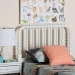 Baxton Studio Finley Turned Bobbin Headboard - Crafted Wood Panel with Decorative Spindle Design for Cottage Farmhouse Bedroom, Twin, White - MG9820-White-Twin-Headboard