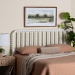 Baxton Studio Finley Turned Bobbin Headboard - Crafted Wood Panel with Decorative Spindle Design for Cottage Farmhouse Bedroom, Full, White - MG9820-White-Full-Headboard