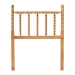 Baxton Studio Edaline Bamboo Motif Headboard - Crafted Wood Panel with Decorative Turned Spindle Design for Boho Costal Bedroom, Twin, Oak Brown - MG9822-NT Oak-Twin-Headboard
