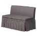 Baxton Studio Reginald 3-Piece Fabric Upholstered Dining Nook Set - Corner Kitchen Dining Banquette Set with Skirted Base, L-Shaped Seating for Small Spaces, Grey - Redmond-Grey/Walnut-3PC Dining Nook Set