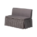 Baxton Studio Meyer 2-Piece Fabric Upholstered Dining Nook Bench Set - Corner Kitchen Banquette Seating with Skirted Base, L-Shaped Breakfast Nook for Small Spaces, Grey - BBT8116-Grey-XD45-2PC SF Bench