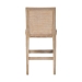 bali & pari Ashford Whitewash Rattan Counter Stool - Mahogany Wood Frame with Handwoven Wicker Backrest and Braided Rope Inserts for Coastal Kitchen - MD-39961-Ashford-White Wash-Wood-Cushion-CS