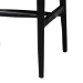 bali & pari Fika Wishbone Dining Chair with Handwoven Seagrass Seat - Mahogany Wood Frame Armchair for Modern Coastal Dining Rooms, Black - Fika-Black Wood/Abaca White Weaving-DC