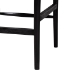 bali & pari Fika Wishbone Counter Stool with Handwoven Seagrass Seat - Mahogany Wood Frame Counter Height Seating for Kitchen Island or Dining Area, Black - Fika-Black Wood/Abaca White Weaving-CS
