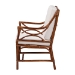 bali & pari Cleantha Marbled Tortoise Natural Rattan Armchair - Handcrafted Wicker Accent Chair with Curved Armrests and Cushioned Seat for Coastal Living Room or Sun Room - WS241-Tortoise-Rattan-Cushion-AC