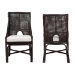 bali & pari Acton Natural Rattan 2-Piece Dining Chair Set - Handwoven Wicker Accent Chair with Tall Back and Sloped Arms, Boho Coastal Seating - Acton-Coffee Bean Rattan-Cushion-DC