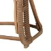 bali & pari Isra Natural Rattan Accent Chair with Handwoven Synthetic Wicker - Curved Barrel Back Lounge Chair for Coastal Living Spaces - Isra-Natural-Rattan/Banana Fiber-AC