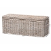 bali & pari Clarette Whitewashed Rattan Storage Bench - Handwoven Wicker Storage Trunk with Lift-Top Lid, Boho Coastal Seating for Living Room, Bedroom, or Entryway - Cloudhaven-LG-White Wash Rattan-Bench