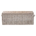 bali & pari Clarette Whitewashed Rattan Storage Bench - Handwoven Wicker Storage Trunk with Lift-Top Lid, Boho Coastal Seating for Living Room, Bedroom, or Entryway - Cloudhaven-LG-White Wash Rattan-Bench