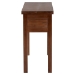 bali & pari Alannis Mahogany Wood Console Table - Accent Table with Carved Floral Apron for Entryway, Living Room, or Hallway - Alannis-Light Brown Wooden-Console Table-Boxed