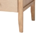 Baxton Studio Lara Dresser - 6-Drawer Bedroom Storage Chest with Laser-Cut Geometric Overlay for Clothing and Organization, Oak Brown - Lara-Natural Wood-Dresser