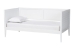 Baxton Studio Lara Twin Daybed - Modern Wood Bed Frame with Wraparound Laser-Cut Decorative Headboard Overlay, White