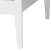 Baxton Studio Lara Twin Daybed - Modern Wood Bed Frame with Wraparound Laser-Cut Decorative Headboard Overlay, White - Lara-White Solid-Daybed-Twin