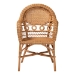 bali & pari Abigale Natural Rattan Dining Chair - Handwoven Wicker Accent Chair with Arms and Openwork Frame for Kitchen or Dining Room - Abigale-Light Honey Rattan-Arm-DC