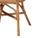 bali & pari Abigale Natural Rattan Dining Chair - Handwoven Wicker Accent Chair with Arms and Openwork Frame for Kitchen or Dining Room - Abigale-Light Honey Rattan-Arm-DC