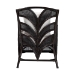 bali & pari Paden Natural Rattan Armchair - Handwoven Wicker Accent Chair with Banana Leaf Frame for Living Room or Sun Room - Paden-Rattan/Coffee Bean-Cushion-CC