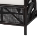 bali & pari Paden Natural Rattan Armchair - Handwoven Wicker Accent Chair with Banana Leaf Frame for Living Room or Sun Room - Paden-Rattan/Coffee Bean-Cushion-CC