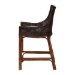 bali & pari Petra Natural Rattan Counter Stool - Handwoven Wicker Accent Stool with Wingback Profile and Cutout Handle, Espresso - Petra-Rattan/Coffee Bean-Cushion-CS