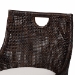 bali & pari Petra Natural Rattan Counter Stool - Handwoven Wicker Accent Stool with Wingback Profile and Cutout Handle, Espresso - Petra-Rattan/Coffee Bean-Cushion-CS