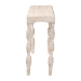 bali & pari Lejane Woven Seagrass Console Table - Handwoven Wicker Waterfall Accent Table with for Entryway, Living Room, or Hallway - MD-39958-White Wash Rustic-Wood-KD/Box-CST