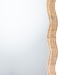bali & pari Hasana Natural Rattan Floor Mirror - Scalloped Frame Full Length Accent Mirror for Bedroom or Entryway - WS242-Natural-Rattan-Mirror