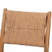 bali & pari Alva Paper Loom Woven 2-Piece Dining Chair Set - Handwoven Side Chair with Mahogany Wood Frame for Kitchen or Dining Room - MD-39889-Alva-Honey-Wooden-DC