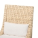 bali & pari Haybourne Natural Rattan 2-Piece Dining Chair Set - Handwoven Wicker Accent Seating with Wingback Frame for Kitchen or Dining Room - Haybourne-Natural Rattan-Cushion-DC