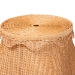 bali & pari Ada Natural Rattan Laundry Hamper - Handwoven Wicker Storage Basket for Laundry Room, Bathroom, or Bedroom Organization - WS251-Honey Ada Rattan-Basket