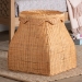 bali & pari Ada Natural Rattan Laundry Hamper - Handwoven Wicker Storage Basket for Laundry Room, Bathroom, or Bedroom Organization - WS251-Honey Ada Rattan-Basket