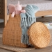 bali & pari Ada Natural Rattan Laundry Hamper - Handwoven Wicker Storage Basket for Laundry Room, Bathroom, or Bedroom Organization - WS251-Honey Ada Rattan-Basket