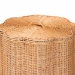 bali & pari Danilo Natural Rattan Laundry Hamper - Handwoven Wicker Storage Basket for Laundry Room, Bathroom, or Bedroom Organization - WS252-Honey Ada Rattan-Basket