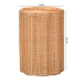 bali & pari Danilo Natural Rattan Laundry Hamper - Handwoven Wicker Storage Basket for Laundry Room, Bathroom, or Bedroom Organization - WS252-Honey Ada Rattan-Basket