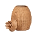bali & pari Pelham Natural Rattan Laundry Hamper - Handwoven Wicker Storage Basket for Laundry Room, Bathroom, or Bedroom Organization, Large - WS254-Large-Natural Rattan-Basket