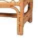 bali & pari Ayala Natural Rattan Accent Bench - Handwoven Wicker Accent Seating with Decorative Apron and Integrated Handles for Living Room, Bedroom, Or Entryway - Ayala-Light Honey Rattan-Bench