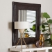 bali & pari Candela Natural Rattan Wall Mirror - Handwoven Wicker Accent Piece with Inset Mirrored Glass and Textured Frame - Candela-Rattan/Coffee Bean-Mirror