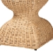 bali & pari Hideo Natural Rattan End Table - Handwoven Wicker Sculptural Accent Table with Pedestal Base - Hideo-Natural Rattan-ET