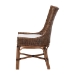 bali & pari Bella Rattan Dining Chair with Cushion - Handwoven Wicker Accent Side Chair with High Backrest, Coastal Boho Seating for Kitchen or Dining Area, Coffee Bean - Bella-Coffee Antique/Rattan-DC